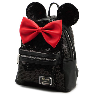 Loungefly Disney  |  Minnie Black Mini Backpack